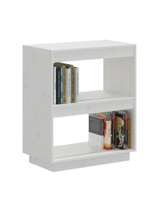 Shelving Unit Floor White Pine 60x35x71cm