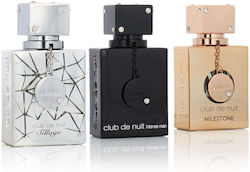 Armaf Club De Nuit Σετ με Eau de Parfum 3τμχ