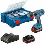 Bosch GSB 18V-21 Percussive Drill Driver Battery 18V 2x4Ah 06019H110C