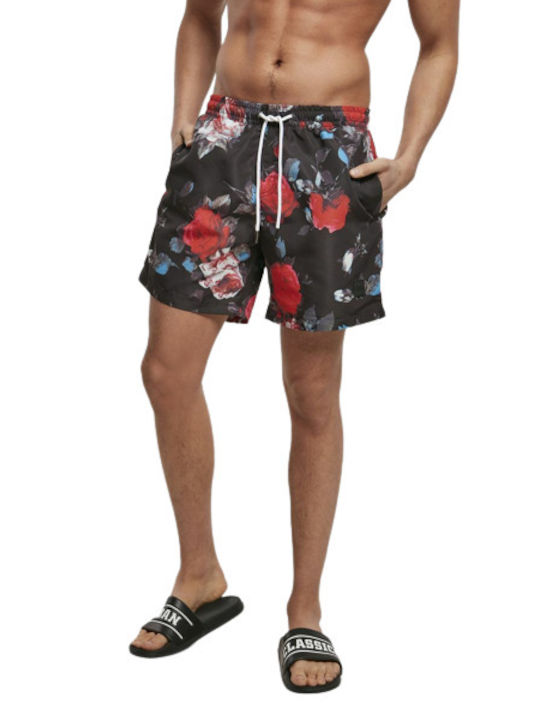 Urban Classics Men's Swimwear Floral Bermuda Bl...