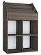 Παιδική Ραφιέρα Δαπέδου Γκρι/Sonoma 71x30x114εκ.