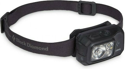 Black Diamond Lumină de lucru și de sit, cu baterie Lanternă de Cap LED Impermeabil IP67 cu Luminozitate Maximă 500lm 500-R