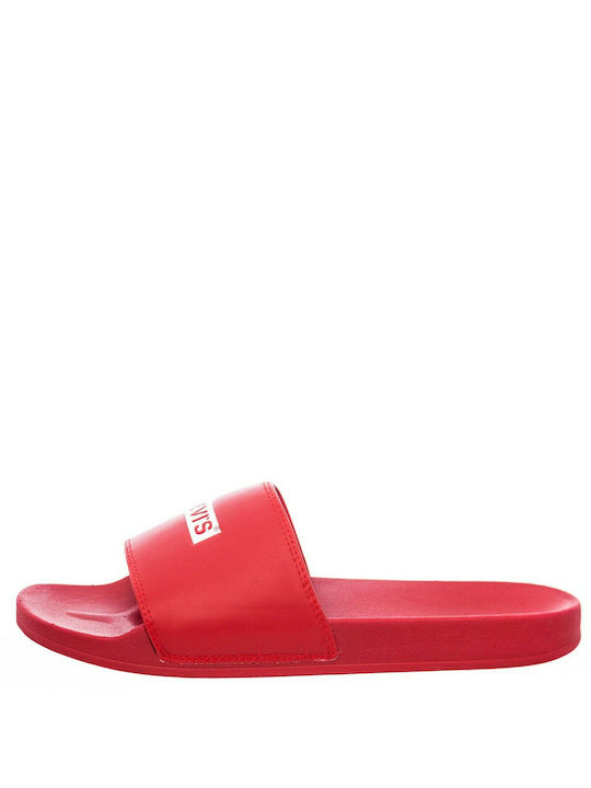 Levi's Slides σε Κόκκινο Χρώμα