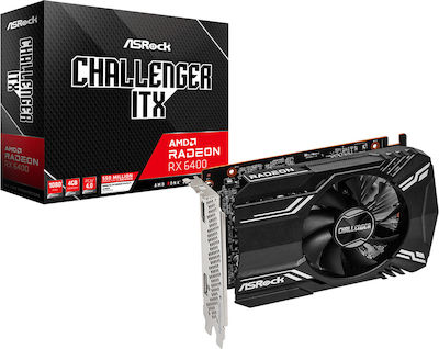 ASRock Radeon RX 6400 4GB GDDR6 Challenger ITX Graphics Card