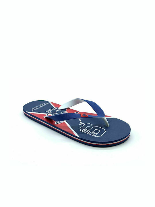 Beverly Hills Polo Club Flip Flops σε Μπλε Χρώμα