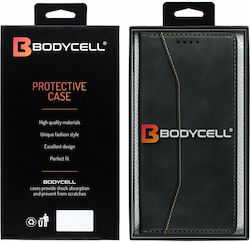 Bodycell Wallet Δερματίνης Μαύρο (OnePlus Nord 2 5G)