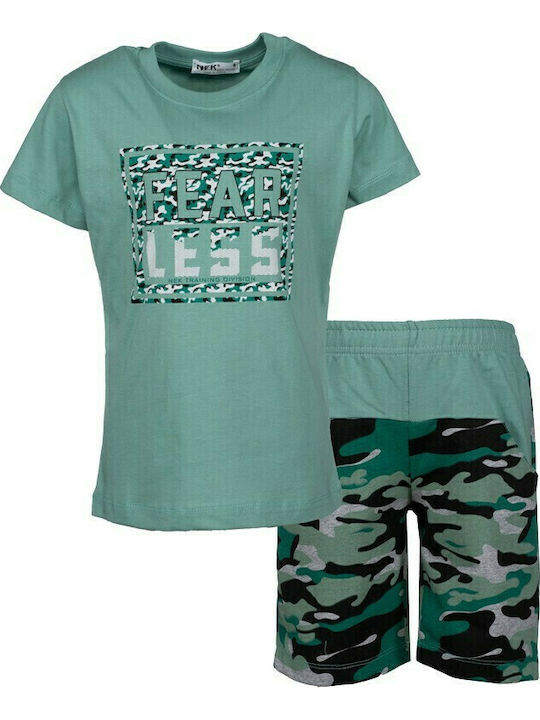 Nek Kids Wear Kids' Set with Shorts Summer 2pcs...