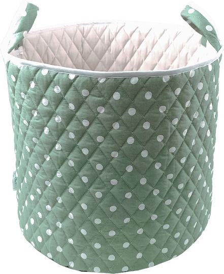 Baby Star Children's Storage Basket made of Fabric Tiny Friends Green 40cm 1pcs