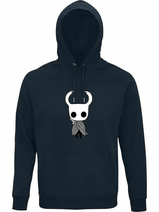Hoodie Unisex, Organic " Hollow Knight ", French Navy