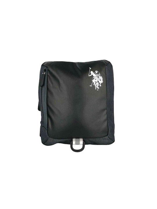 U.S. Polo Assn. Ανδρική Τσάντα Ώμου / Χιαστί σε Μαύρο χρώμα