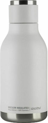 Asobu Urban Flasche Thermosflasche Rostfreier Stahl Weiß 473ml