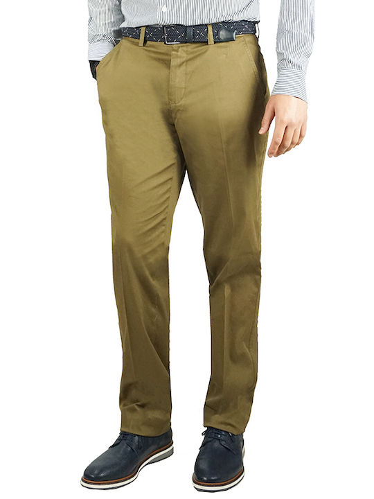 Lexton Men's Cotton Trousers "ROBERT" Regular Fit (ROBERT) (97% Cotton, 3% Elastane)