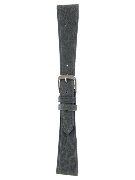 Tzevelion Δερμάτινο Λουράκι Γκρι 12mm