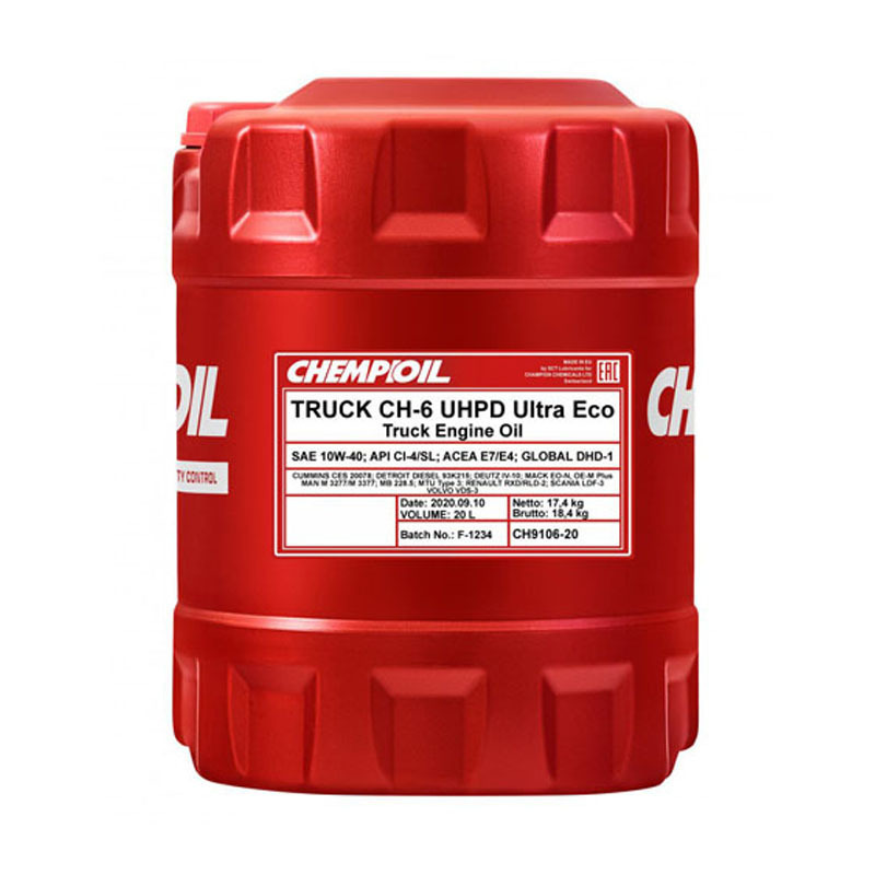 Chempioil Λάδι Αυτοκινήτου Ultra Eco UHPD CH-6 10W-40 για κινητήρες ...