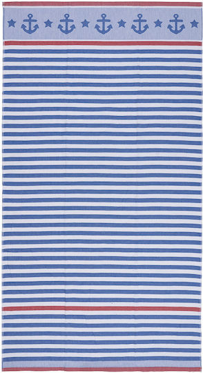 Beauty Home Beach Towel Cotton Blue 160x86cm