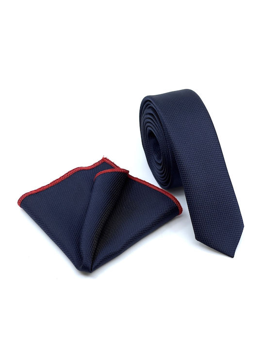 Legend Accessories Herren Krawatten Set Synthetisch,Polyester/Cotton/Leather Monochrom Navy Red Legend Accessories Herren Krawatten Set Synthetisch,Polyester/Cotton/Leather Monochrom Navy Red
