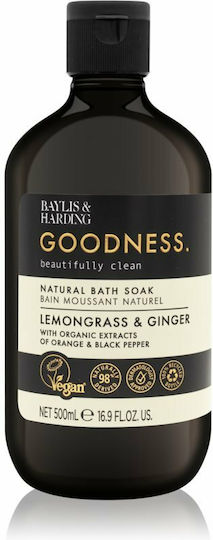 Baylis & Harding Goodness Lemongrass & Ginger Пяна За Почистване & Аромат Цитрусови Душ Гелове 500ml