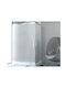 Orabella Stardust Easy Fix Kabine für Dusche mit Schieben Tür 90x140x190cm Stoff Chrom