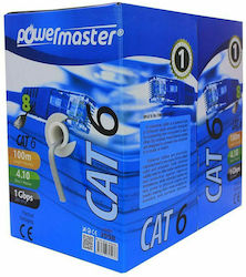 Powermaster 3998 Cat.6 Ethernet Cable 100m Gray Powermaster 3998 Cat.6 Ethernet Cable 100m Gray
