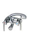 Febe 146 Bade- / Duscharmatur Badewanne Komplettes Set Silber