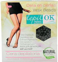 Depil Ok Facial & Body Hair Removal Wax Μαύρο 1000gr