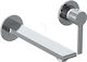 Orabella Elegance Built-In Mixer & Spout Set for Bathroom Sink with 1 Exit Silver