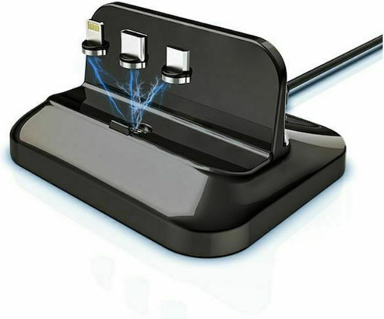 XBX-02 Charging Stand for Mobile Phone in Black Colour