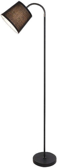 Rabalux Godric Floor Lamp H141xW22cm. with Socket for Bulb E27 Black