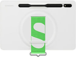 Samsung Strap Back Cover Πλαστικό Λευκό (Galaxy Tab S8)