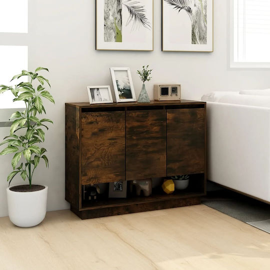 Μπουφές Ξύλινος Καπνιστή Δρυς 97x31x75cm Μπουφές Ξύλινος Καπνιστή Δρυς 97x31x75cm