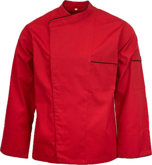 Coat Chef Red with Long Sleeve MARK987
