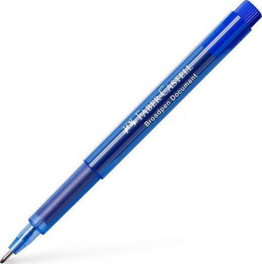 Faber-Castell Broadpen Document Μαρκαδόρος Σχεδίου Μπλε 0.8mm