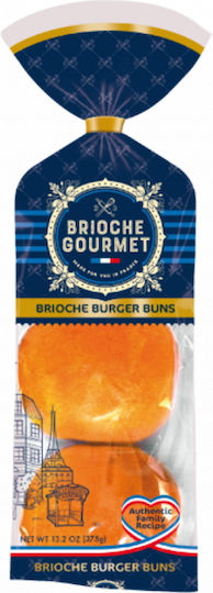 Brioche Gourmet Ψωμί για Burger Σίκαλης 250gr