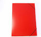 Groovy Plastic File Box with Rubber Band 36x4x26cm