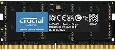 Crucial 8GB DDR5 RAM mit Geschwindigkeit 4800 für Laptop