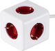 GloboStar 5-Outlet PowerCube with Surge Protect...