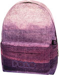 Polo Scarf School Bag Backpack Junior High-High School Purple Gradient L31 x W18 x H40cm 23lt 2022