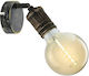 Rabalux Fidel Modern Leuchte Wand mit Fassung E27 Schwarz 12cm
