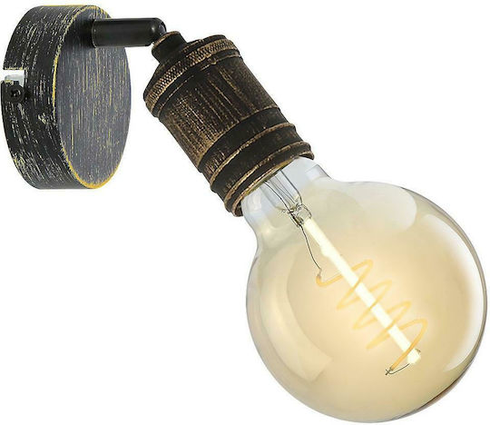 Rabalux Fidel Modern Lamp Wall with Socket E27 Black 12cm