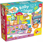 Kids Puzzle Carotina Baby Logic for 2++ Years 16pcs Lisciani Giochi