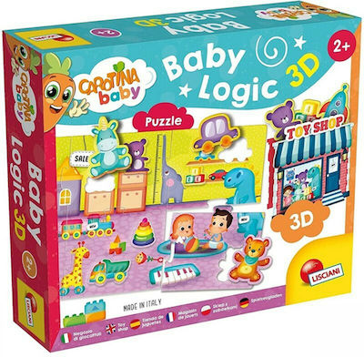 Kids Puzzle Carotina Baby Logic for 2++ Years 16pcs Lisciani Giochi