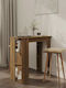 Table Bar Wooden Brown Oak 102x50x103.5cm