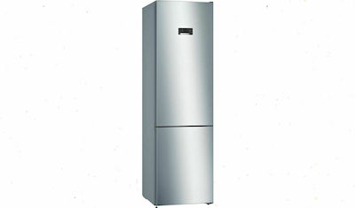 Bosch Ψυγειοκαταψύκτης 368lt Total NoFrost Υ203xΠ60xΒ66εκ. Inox