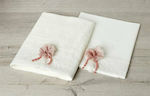 New Life Baptism Towel Set Εκρού