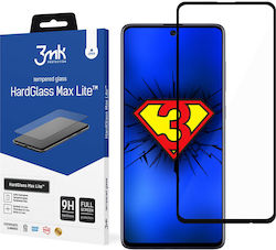 3MK Hardglass Max Lite Full Face Tempered Glass Μαύρο (Galaxy A73)