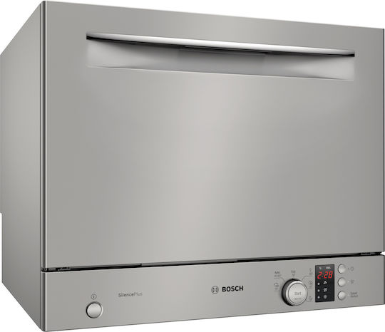 Bosch Πλυντήριο Πιάτων Πάγκου για 6 Σερβίτσια ExtraDry Π55.1xY45εκ. Inox