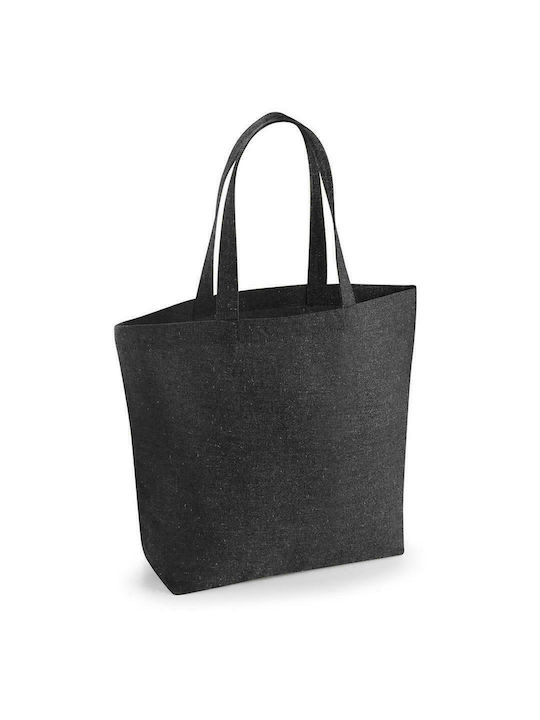 Westford Mill Βαμβακερή Τσάντα για Ψώνια σε Μαύρο χρώμα