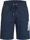 Fringford Men's Athletic Shorts Navy Blue