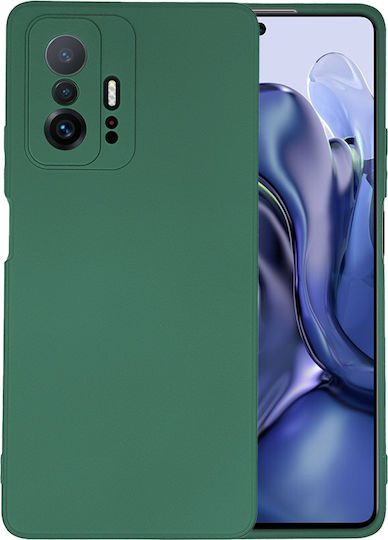 Sonique Umschlag Rückseite Silikon Dark Green (Xiaomi 11T / 11T Pro)