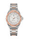 TAG Heuer Aquaracer Men's Watch 41mm Battery with Metal Bracelet Silver / Rose Gold